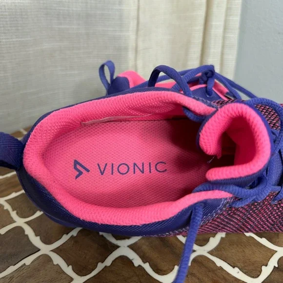Vionic Adley Walking Sneakers Mesh Knit Purple Pink Women's Shoe Size 9 Wide - Picture 8 of 12